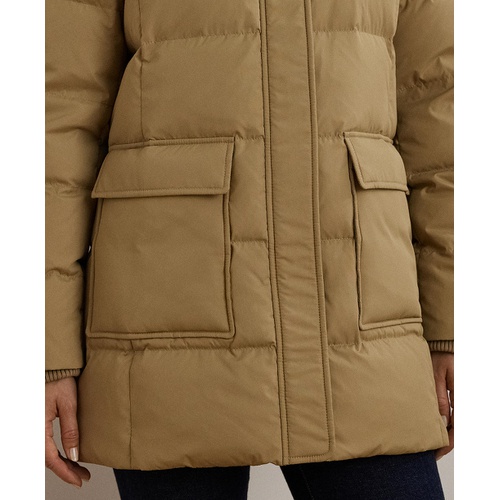 폴로 랄프로렌 Womens Hooded Crest Puffer Coat