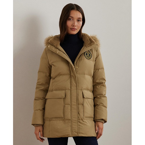 폴로 랄프로렌 Womens Hooded Crest Puffer Coat