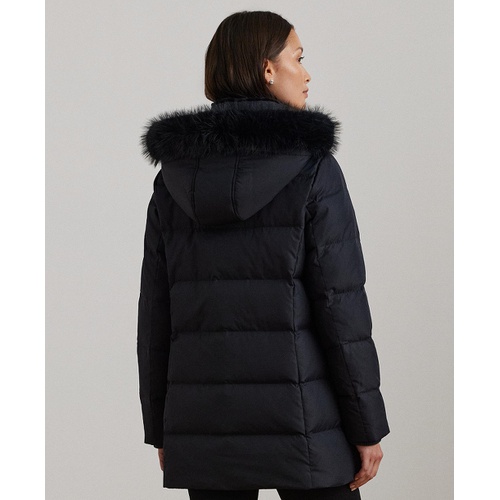 폴로 랄프로렌 Womens Hooded Crest Puffer Coat