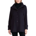 Womens Hooded A Line Coat