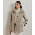 Womens Hooded A Line Coat