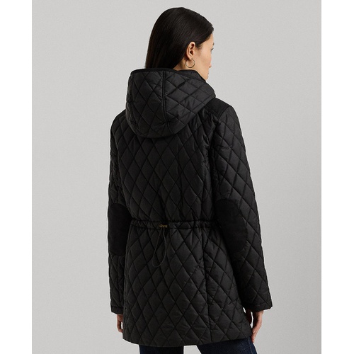 폴로 랄프로렌 Petite Hooded Quilted Anorak Coat