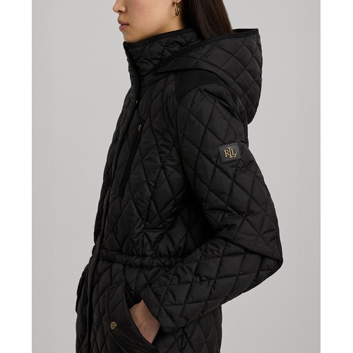 폴로 랄프로렌 Petite Hooded Quilted Anorak Coat