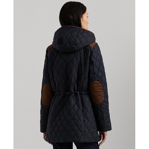 폴로 랄프로렌 Petite Hooded Quilted Anorak Coat