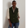 Womens Quilted Logo Vest