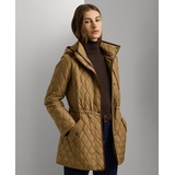 Womens Hooded Anorak Quilted Coat