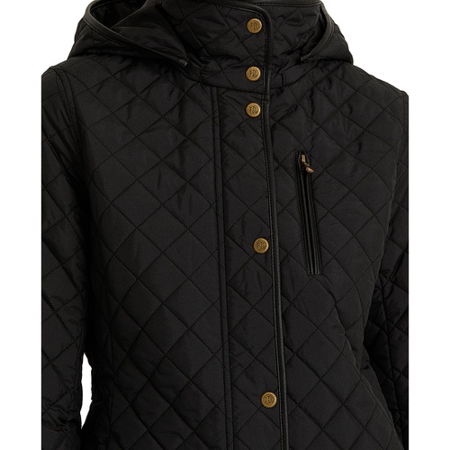 폴로 랄프로렌 Womens Hooded Quilted Coat