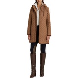 Womens Hooded Quilted Coat