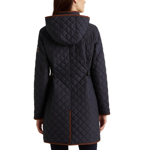 폴로 랄프로렌 Womens Hooded Quilted Coat