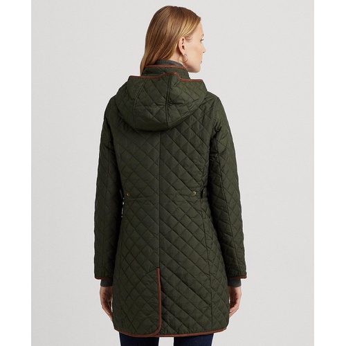 폴로 랄프로렌 Womens Hooded Quilted Coat