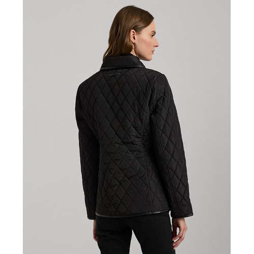 폴로 랄프로렌 Womens Quilted Velboa Lined Coat