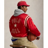 Mens Polo Ball Satin Rally Jacket