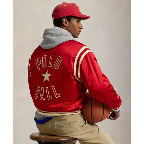 폴로 랄프로렌 Mens Polo Ball Satin Rally Jacket