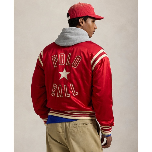 폴로 랄프로렌 Mens Polo Ball Satin Rally Jacket