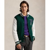 Mens Fleece Letterman Jacket