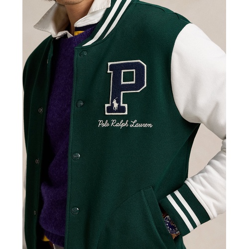 폴로 랄프로렌 Mens Fleece Letterman Jacket