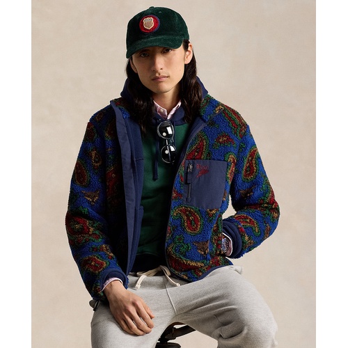 폴로 랄프로렌 Mens Paisley Pile Fleece Jacket