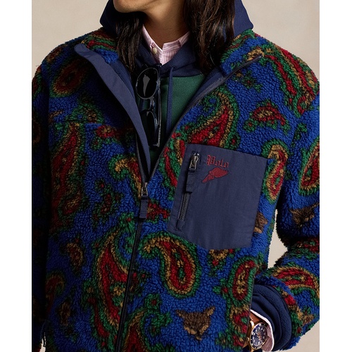 폴로 랄프로렌 Mens Paisley Pile Fleece Jacket