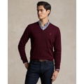 Mens Washable Wool V Neck Sweater