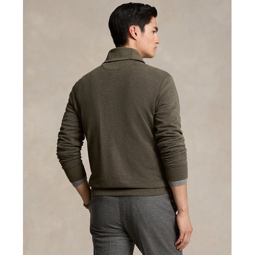 폴로 랄프로렌 Mens Luxury Jersey Shawl Collar Pullover