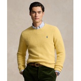 Mens Textured Crewneck Sweater