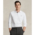 Mens Classic Fit Long Sleeve Soft Cotton Polo Shirt