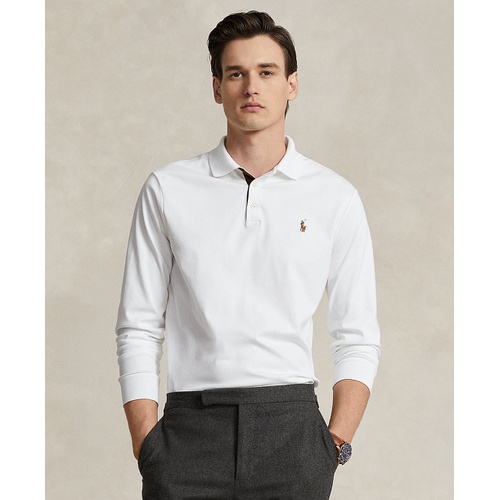 폴로 랄프로렌 Mens Classic Fit Long Sleeve Soft Cotton Polo Shirt