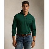 Mens Classic Fit Long Sleeve Soft Cotton Polo Shirt