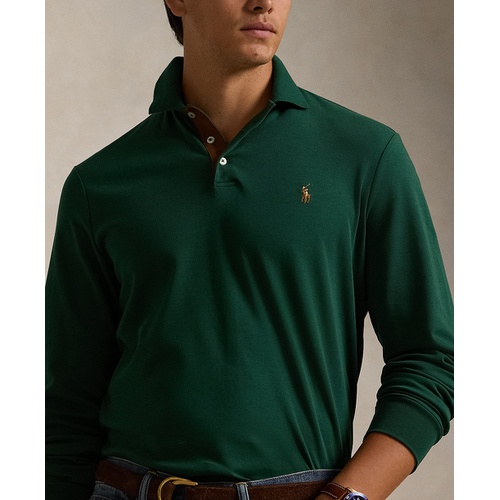 폴로 랄프로렌 Mens Classic Fit Long Sleeve Soft Cotton Polo Shirt