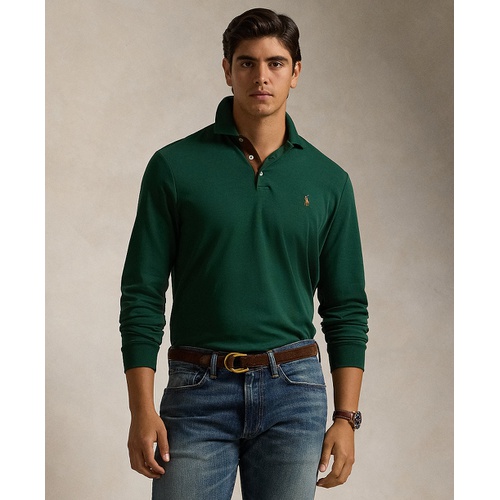 폴로 랄프로렌 Mens Classic Fit Long Sleeve Soft Cotton Polo Shirt