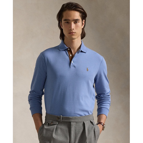 폴로 랄프로렌 Mens Classic Fit Long Sleeve Soft Cotton Polo Shirt