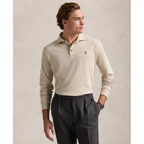 폴로 랄프로렌 Mens Luxury Jersey Polo Collar Pullover