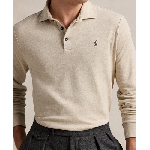 폴로 랄프로렌 Mens Luxury Jersey Polo Collar Pullover