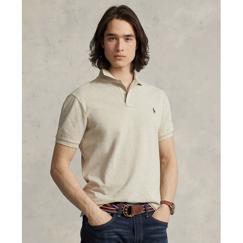 폴로 랄프로렌 Mens Cotton Custom Slim Fit Mesh Polo Shirt