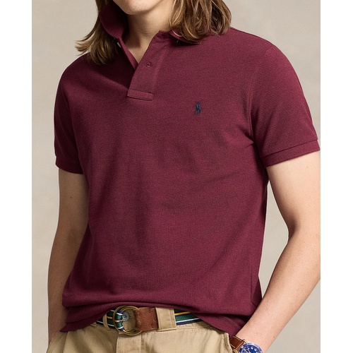 폴로 랄프로렌 Mens Cotton Custom Slim Fit Mesh Polo Shirt