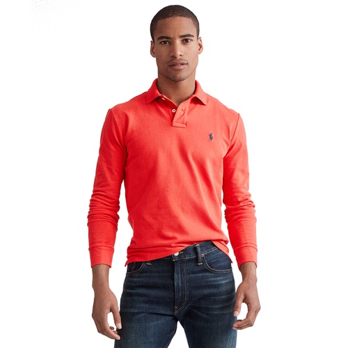 폴로 랄프로렌 Mens Classic Fit Long Sleeve Mesh Polo