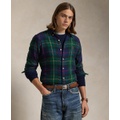 Mens Classic Fit Plaid Double Faced Shirt