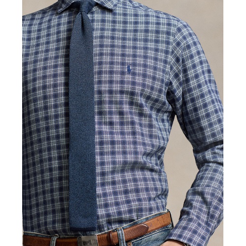 폴로 랄프로렌 Mens Classic Fit Plaid Twill Shirt