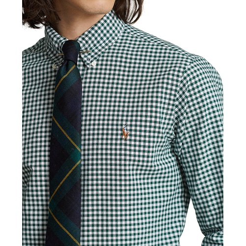 폴로 랄프로렌 Mens Classic Fit Gingham Oxford Shirt