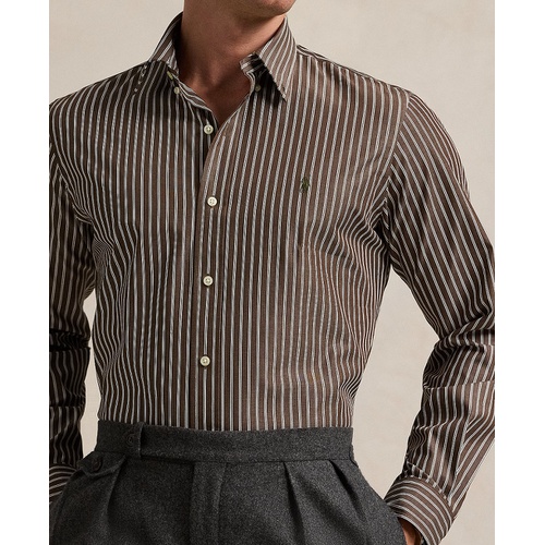 폴로 랄프로렌 Mens Classic Fit Gingham Stretch Poplin Shirt