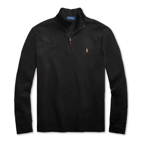 폴로 랄프로렌 Mens Estate Rib Cotton Quarter Zip Pullover