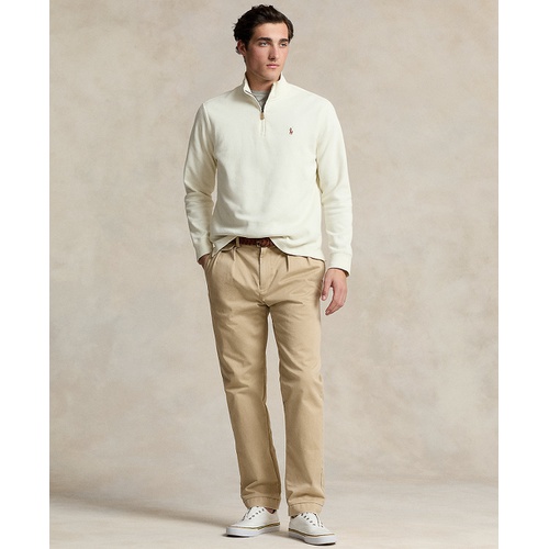 폴로 랄프로렌 Mens Estate Rib Cotton Quarter Zip Pullover