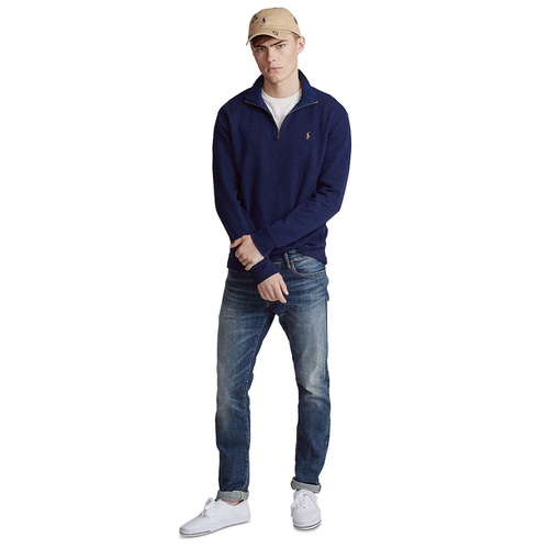 폴로 랄프로렌 Mens Estate Rib Cotton Quarter Zip Pullover