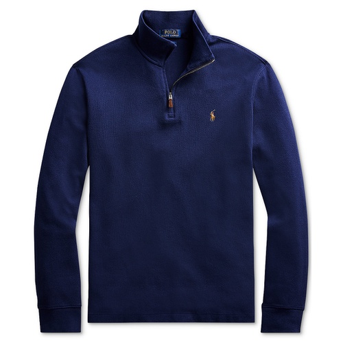 폴로 랄프로렌 Mens Estate Rib Cotton Quarter Zip Pullover