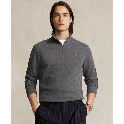 폴로 랄프로렌 Mens Estate Rib Cotton Quarter Zip Pullover