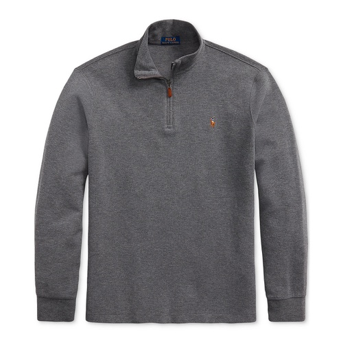 폴로 랄프로렌 Mens Estate Rib Cotton Quarter Zip Pullover