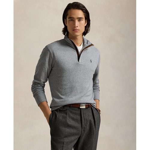 폴로 랄프로렌 Mens Luxury Jersey Quarter Zip Pullover