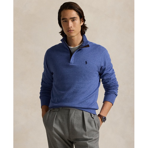 폴로 랄프로렌 Mens Luxury Jersey Quarter Zip Pullover