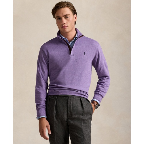 폴로 랄프로렌 Mens Luxury Jersey Quarter Zip Pullover