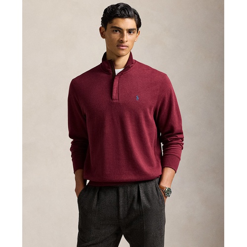 폴로 랄프로렌 Mens Luxury Jersey Quarter Zip Pullover